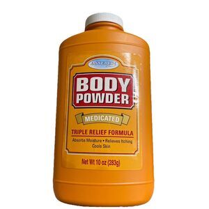 Unsealed Medicated Body Powder With Talc Like Gold Bond Original 10Oz